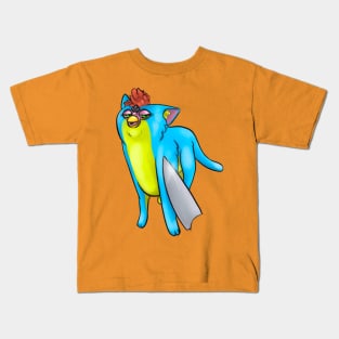 knife furbcat Kids T-Shirt